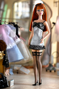 Silkstone Lingerie #6 Barbie Doll 2002 Mattel Dolls