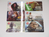 Star Wars Saga Burger King 3D Gift Cards 2005