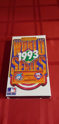 1993 V.H.S. COPY OF THE 1993 WORLD SERIES!!!