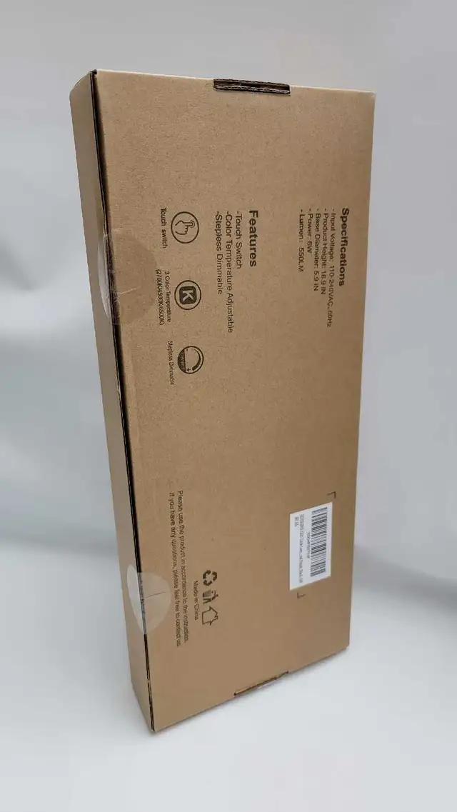 LED Table Lamp Minimalist Bedside Light Black Touch Dimmable in Indoor Lighting & Fans in City of Toronto - Image 6