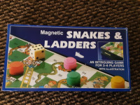 Magnetic Snakes and Ladders Board Game *New*