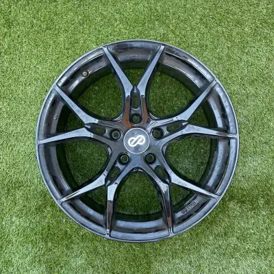 Enkei VULCAN gloss black Rims 18x8 5x114.3 Rims in good condition one of them has curb rash around t...