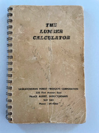 Lumber Calculator Pocket Book