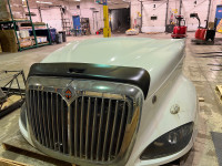 International truck front hood complete or separated used