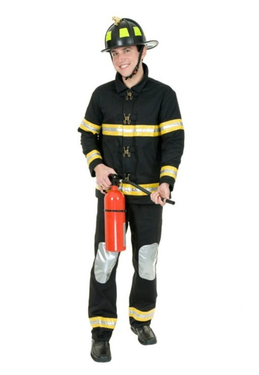 Halloween Firefighter Costume ( jacket, pants) - size Adult XL dans Costumes  à Ville de Montréal