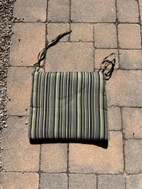 4 Stripped Outdoor Seat Cushions