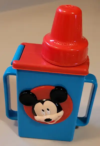 Disney Mickey Mouse Evenflo No Spill Juice Box Sippy Cup, View more