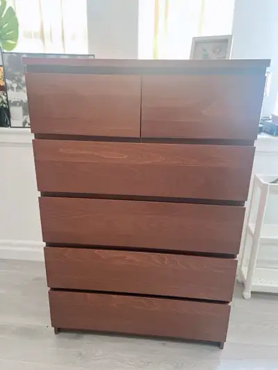 IKEA Malm 6-drawer dresser,delivery available, View more