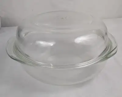 Vintage PYREX 026 Dome 3QT-Oven Roaster w/Lid 687-C Round Casser, View more