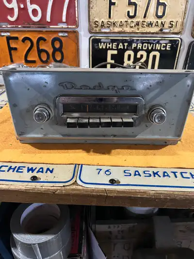 1956 dodge car radio $50 Also have IH radio $$40 and rambler $30 phone or text if interested 306-960...