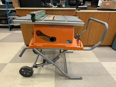 RIDGID 15 Amp 10'' Portable Corded Pro Jobsite Table Saw w Stand, View more