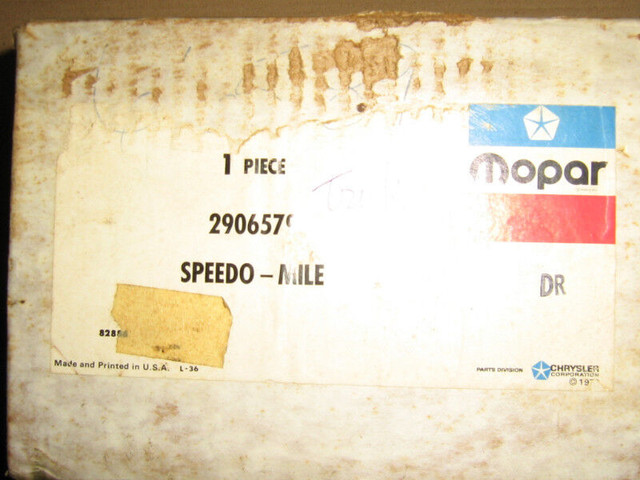 Mopar speedometers NOS REDUCED in Other Parts & Accessories in Bedford - Image 4