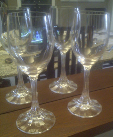 SET 8 CRISTAL D’ARQUES-DURAND IMAGINATION CRYSTAL WINE GLASSES in Other in City of Montréal - Image 3