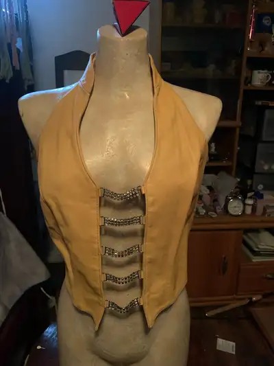 On The Fringe Leather Top, View more