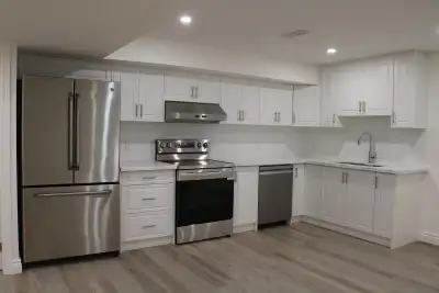 A beautifully finished, brand-new 850 sq. ft. one-bedroom, one-bathroom legal basement apartment is...