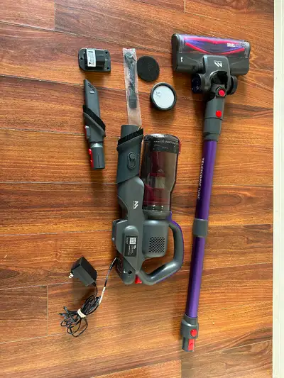 AlloyMove cordless vacuum; this vacuum is of better quality than others I reviewed 45kPa turbo sucti...