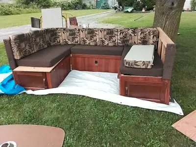 LG u shape use rv inside dinette seating(or basement or garage), View more