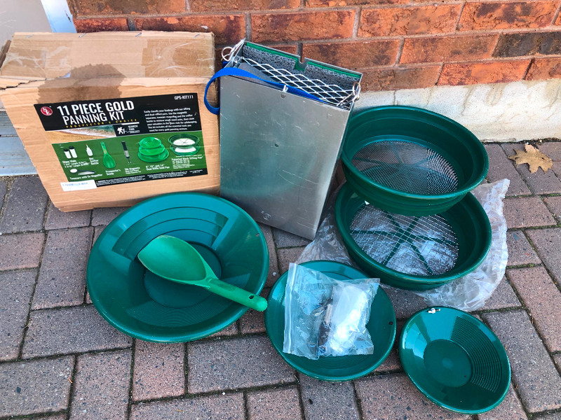 Gold panning kit for sale  