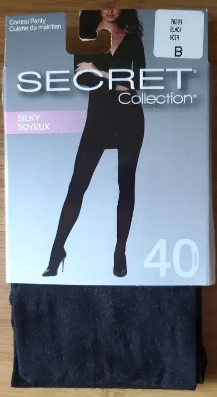 "SECRET" SEMI OPAQUE SILKY PANTYHOSE-2 PAIRS in Women's - Bottoms in Calgary - Image 2