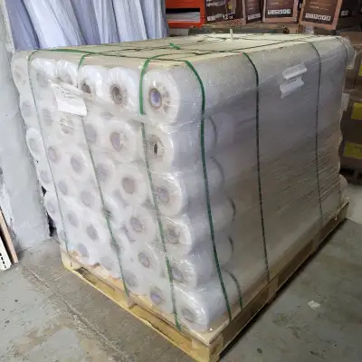 GEEENHOUSE CLEAR PLASTIC 6 MIL FILM CLEAR PLASTIC FOR GREENHOUSES-DISCOUNT SALE ALSO HAS GENERAL USE...
