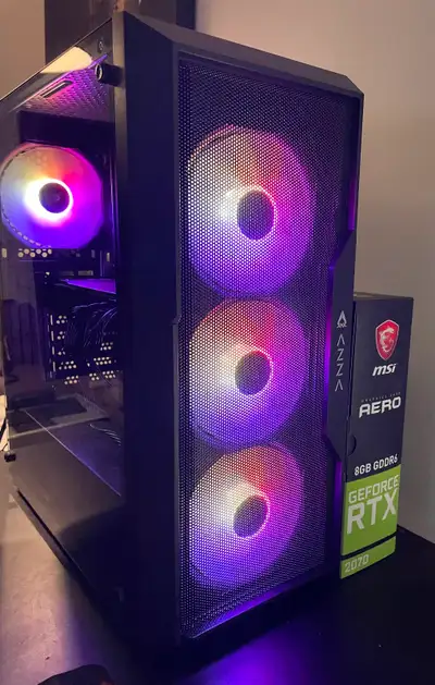 PC Ordinateur Gamer RTX 2070 Windows 11 prêt à jouer , View more