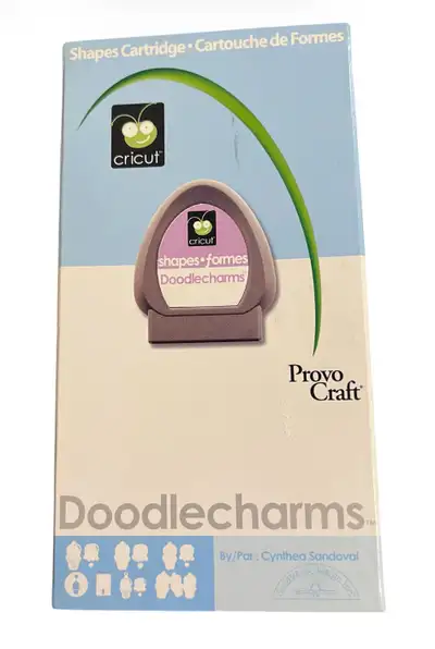 Create fun, whimsical Cricut projects with the retired Doodlecharms cartridge! Packed with adorable...
