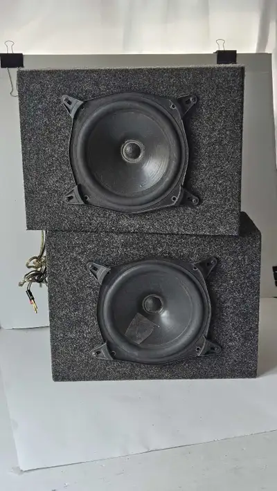 2X Car Speaker Boxes- For Parts -Read Description , View more