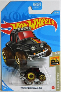 Hot Wheels 1/64 '70 VW Baja Bug Tooned Dollar General Exclusive