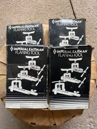 I have four Imperial Eastman flaring tools available in their original packaging, which are in new-o...