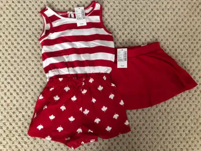 12-18 Month Girls Romper and Skort, View more