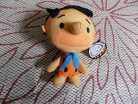 10" FRED FLINTSTONE CHIBI, TOY FACTORY, STUFFED ANIMAL WITH TAGS