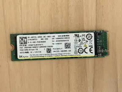 SK Hynix 1TB NVMe SSD, Gen 4x4, M.2 2280, View more
