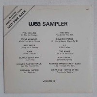 Compilation Album Vinyl Record LP Wea Sampler Warner Music Promo