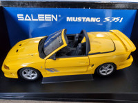 1:18 Diecast Autoart Saleen Ford Mustang S351 Conv Yellow