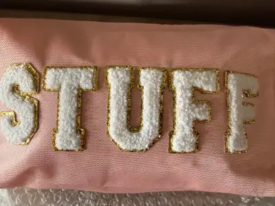 Brand new make up STUFF PINK bag$5 retail$12.99, View more