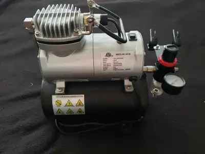 AS-186 Air Compressor Adjustable Household Mini Small Oil Free Air Compression Pump With Pressure Sw...