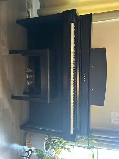Yamaha piano with bench, View more