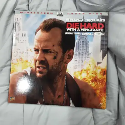 Die Hard with a vengeance laser disc THX wide screen, View more