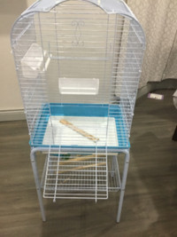 Bird cage with stand