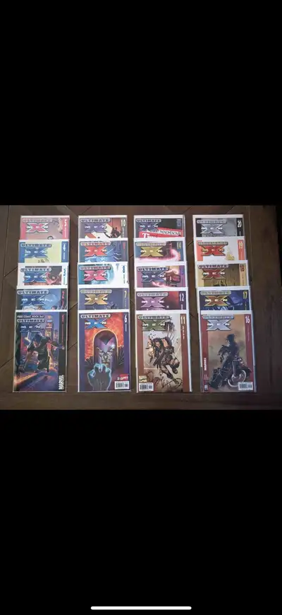 Brand new never taken out of seal ultimate xmen comics going for incredibly cheap if taken time with...