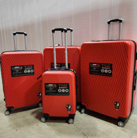 Hardside Luggage Suitcases Excel Large Medium Small Great Shape 