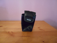 konica leather pouch /i-pod case/ear phones