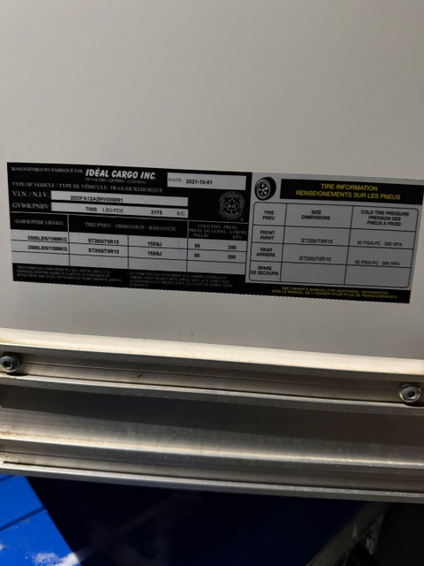 Roulotte Idéal Cargo Sport Zone (avec deux essieux) in Cargo & Utility Trailers in Québec City - Image 11