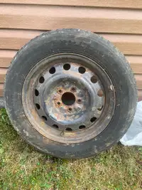 4 Winter Tires on Steel Rims - Free 
