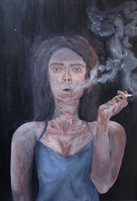 A Woman and Her Smoke