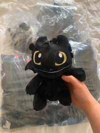 Lot of Toothless Dragon 8-inch plush