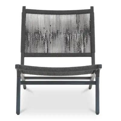 Palma Outdoor Lounge Chair – Black, View more