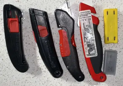 Retractable utility cutters, View more