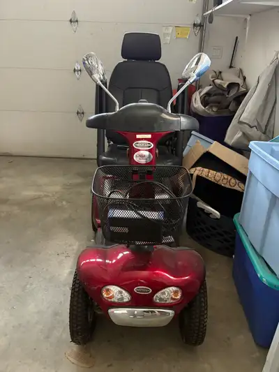 Full-size Shoprider Trailblazer 4-wheel mobility scooter in great condition. Comfortable, sturdy and...