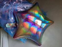 Foil star balloons